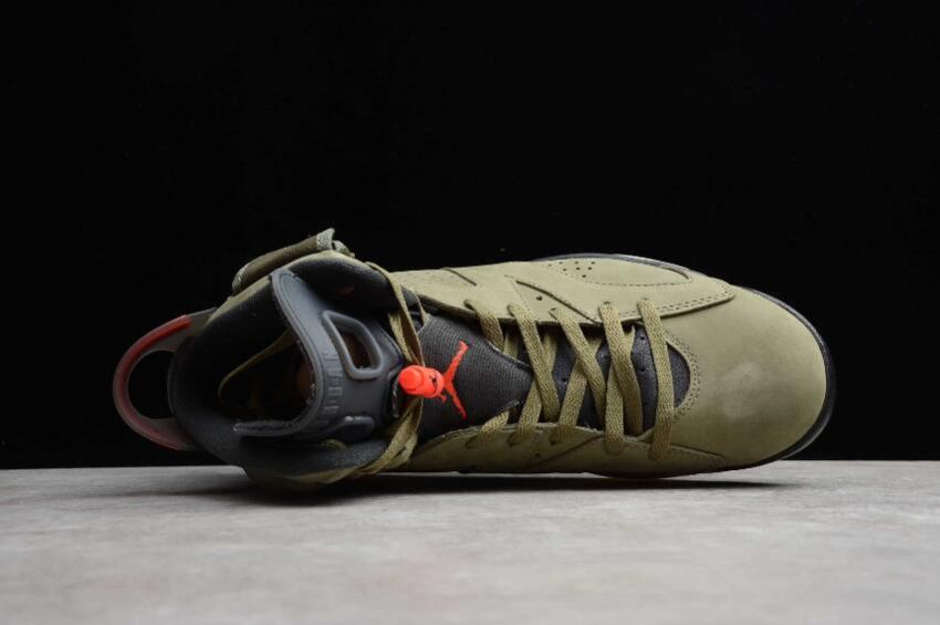 Men's | Air Jordan 6 Retro SP Army Green Basketball Shoes