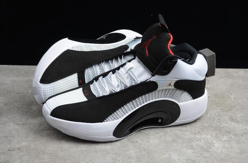 Women's | Air Jordan XXXV PF DNA Black Chile Red White CQ4228-001 Basketball Shoes