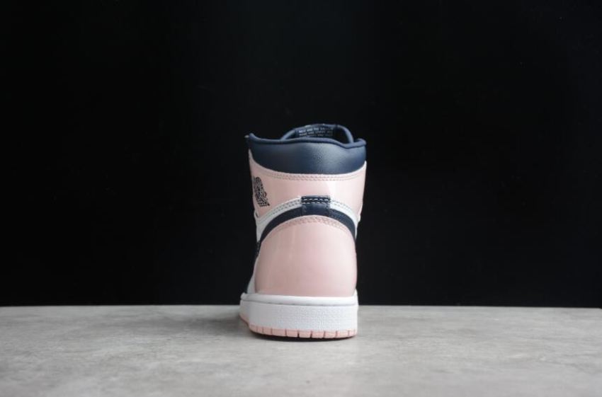 Men's | Air Jordan 1 High OG Bubble Gum Atmosphere White-Laser Pink-Obsidian Basketball Shoes