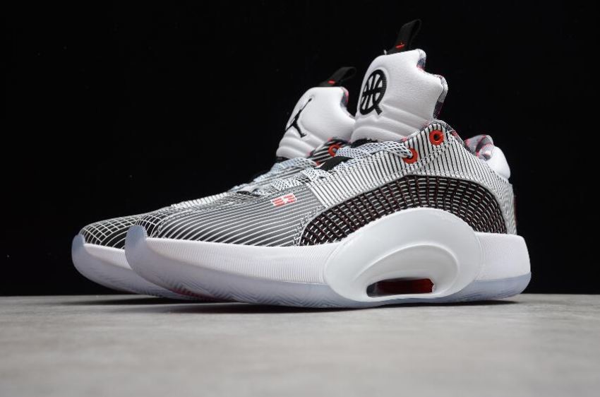 Men's | Air Jordan 35 Low Quail 54 White Black University Red DJ2830-106 Shoes Basketball Shoes