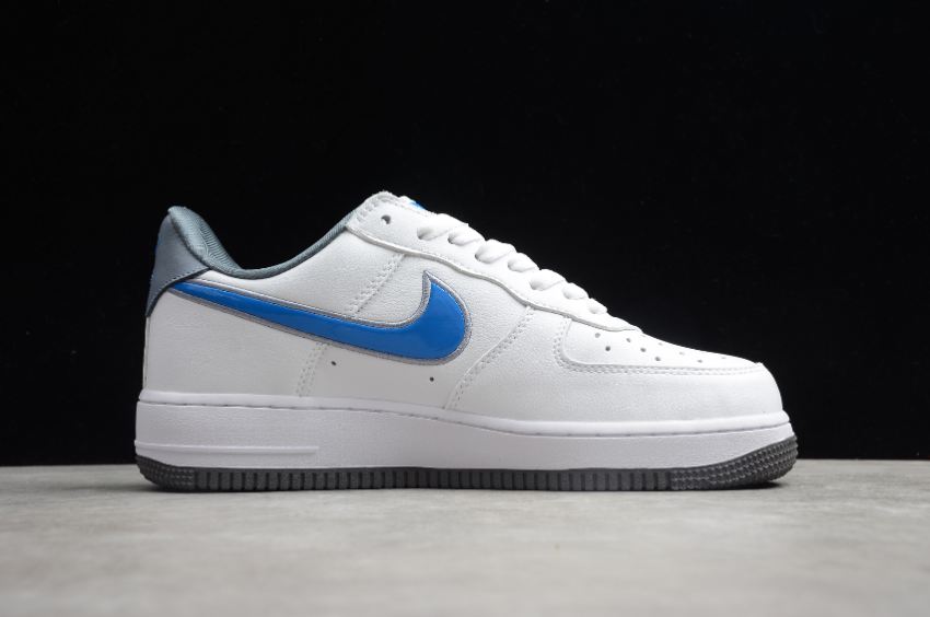 Men's | Nike Air Force 1 07 White Grey Blue AV6252-101 Running Shoes