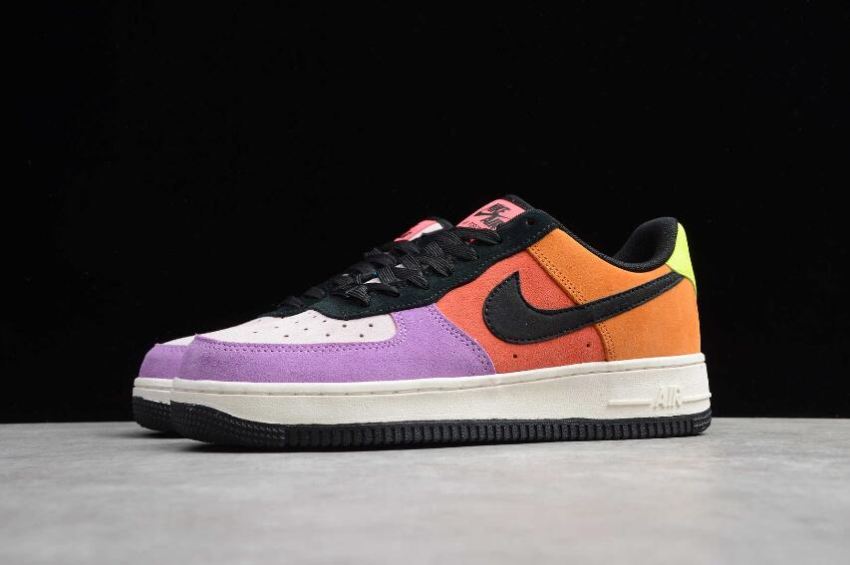 Women's | Nike Air Force 1 07 Prism Pink Black Bright Violet CU1929-605 Running Shoes