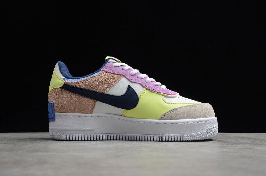 Women's | Nike Air Force 1 Shadow Photon Dust Royal Pulse CU8591-001 Running Shoes