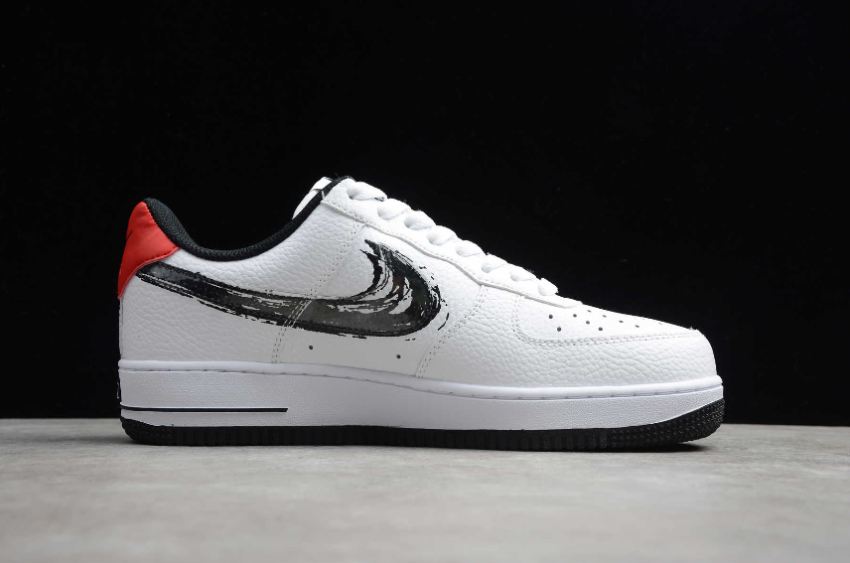 Men's | Nike Air Force 1 07 White Black Red DA4657-100 Running Shoes