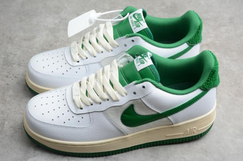 Women's | Nike Air Force 1 07 LV8 DO5220-131 White Green Shoes Running Shoes