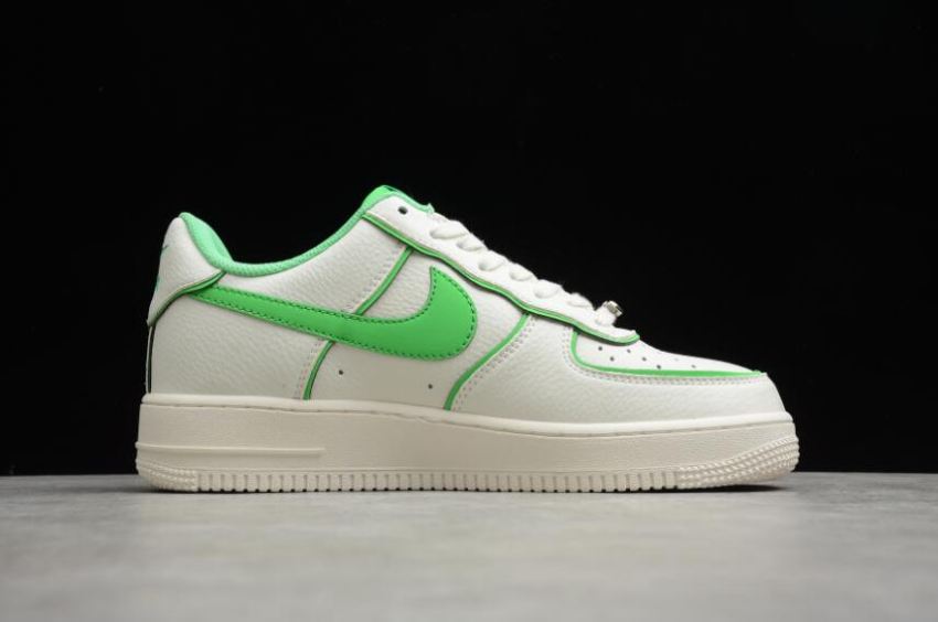 Women's | Nike Air Force 107 SU19 Beige Fluorescent Green UH8958-022 Running Shoes