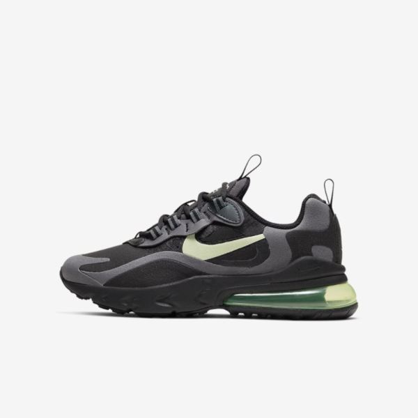 Nike Shoes Air Max 270 React | Black / Black / Dark Grey / Barely Volt