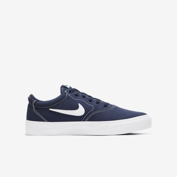 Nike Shoes SB Charge Canvas | Midnight Navy / White