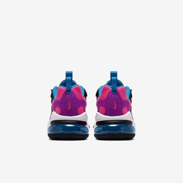Nike Shoes Air Max 270 React | Black / Hyper Pink / Vivid Purple / White