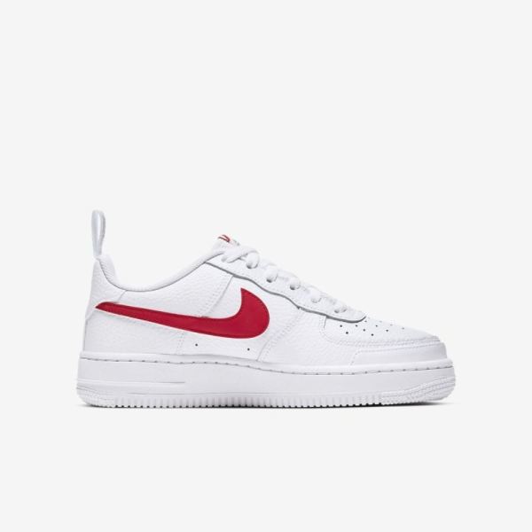 Nike Shoes Air Force 1 | White / Light Smoke Grey / University Red