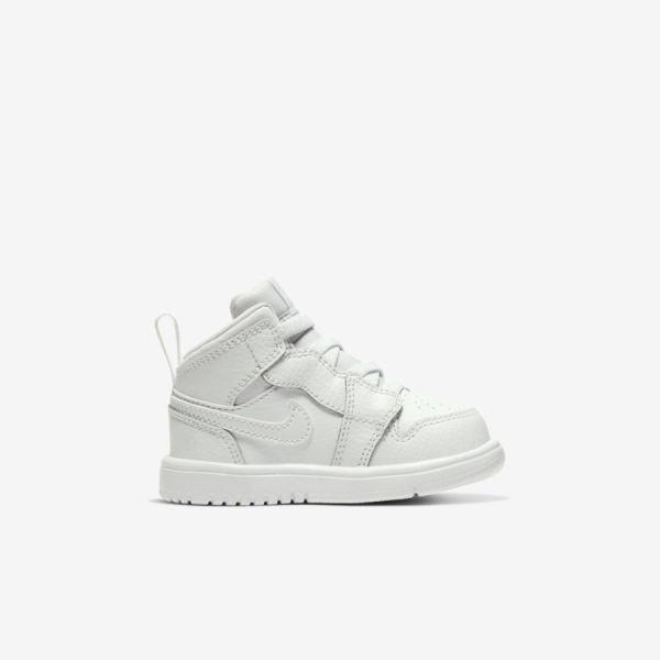 Air Jordan 1 Mid | White / White / White / White