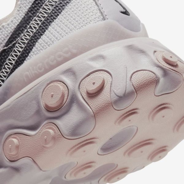 Nike Shoes React Element 55 | Vast Grey / Platinum Violet / Stone Mauve / Digital Pink