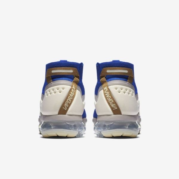 Nike Shoes Air VaporMax Flyknit Utility | Racer Blue / Moon Particle / Light Cream / Muted Bronze