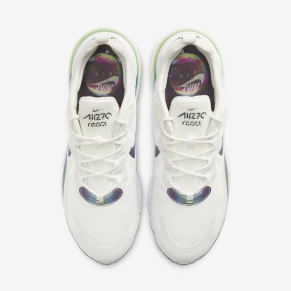 Nike Shoes Air Max 270 React | Summit White / Platinum Tint / White / Multi-Colour