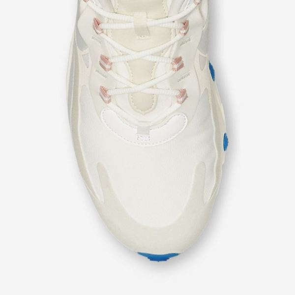 Nike Shoes Air Max 270 React (American Modern Art) | Summit White / Phantom / Coral Stardust / Ghost Aqua
