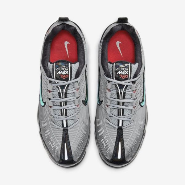 Nike Shoes Air VaporMax 360 | Metallic Silver / Metallic Dark Grey / Black / Max Orange