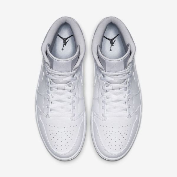 Air Jordan 1 Mid | White / White / White