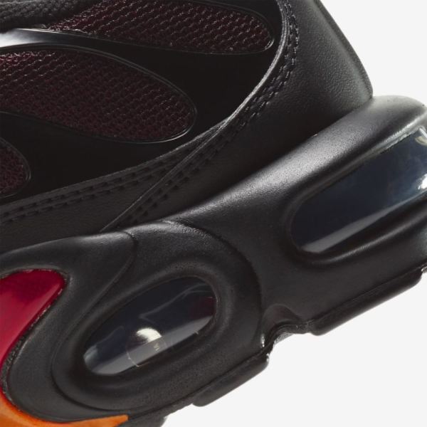 Nike Shoes Air Max Plus | Black / Light Smoke Grey / University Red / Magma Orange