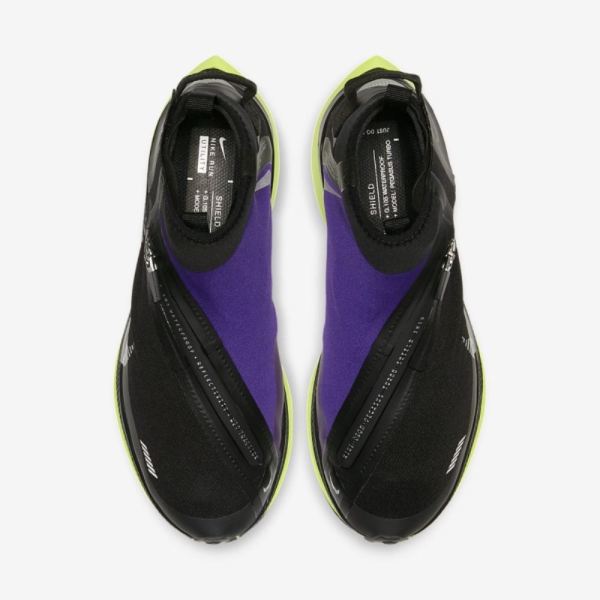 Nike Shoes Zoom Pegasus Turbo Shield | Black / Voltage Purple / Metallic Silver