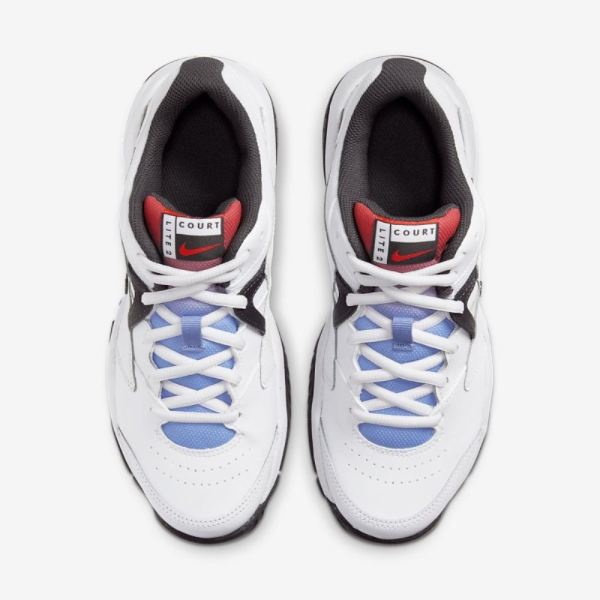 Nike Shoes Court Lite 2 | White / Laser Crimson / Royal Pulse / Thunder Grey