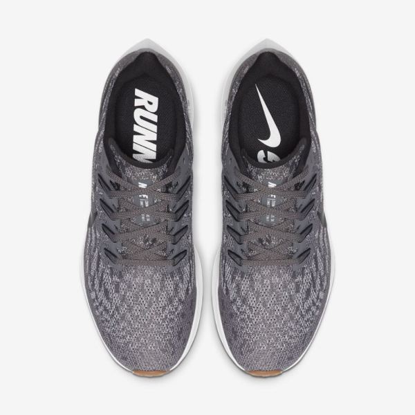 Nike Shoes Air Zoom Pegasus 36 | Gunsmoke / White / Gum Light Brown / Oil Grey