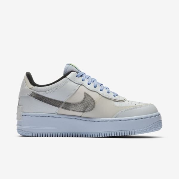 Nike Shoes Air Force 1 Shadow | Pure Platinum / Light Bone / Hydrogen Blue / Smoke Grey
