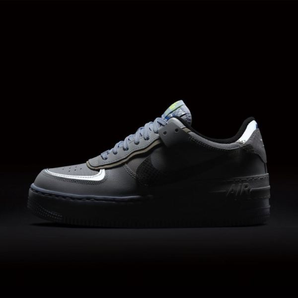 Nike Shoes Air Force 1 Shadow | Pure Platinum / Light Bone / Hydrogen Blue / Smoke Grey