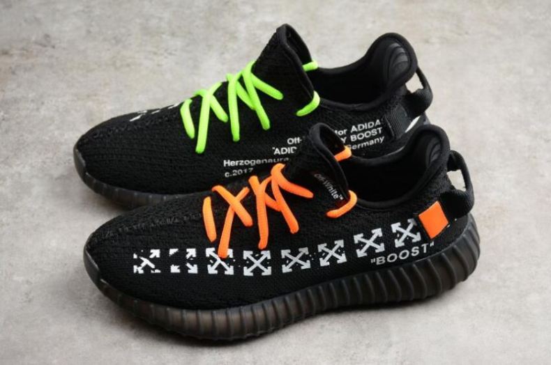 Men's | Off-White x Adidas Yeezy Boost 350 V2 Black Red CP9652